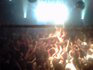 Billy Lunn in crowd.